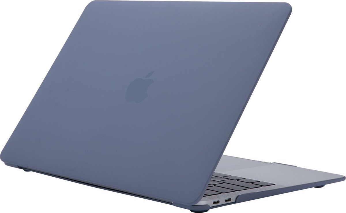Mobigear - Laptophoes geschikt voor Apple MacBook Pro 14 Inch (2021-2024) Hoes Hardshell Laptopcover MacBook Case | Mobigear Cream Matte - Lavender Grey - Model A2442 / A2779 / A2918 / A2992 | Grijs