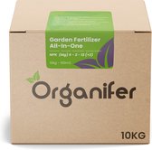 Tuinmest All-In-One (10Kg – Voor 100m2) Professionele meststof voor alle planten en gewassen in Siertuin, Moestuin en Boomgaard