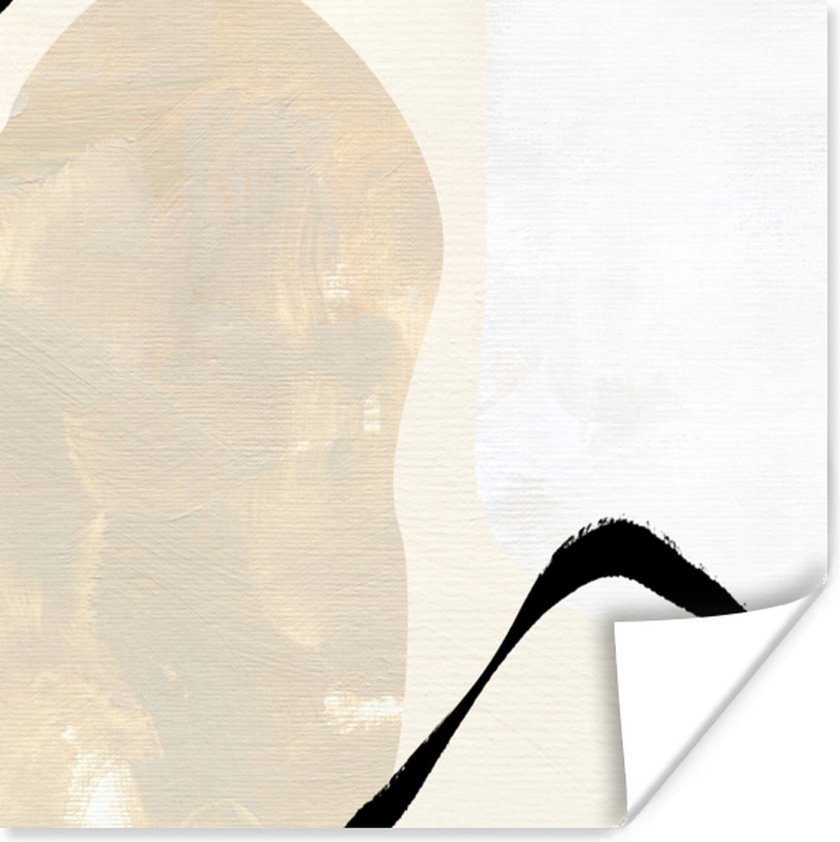 Poster Vlekken - Verweerd - Abstract - 30x30 cm