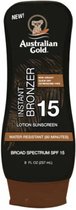 Australian Gold SPF15 Zonnebrand Lotion + Bronzer - 237ml