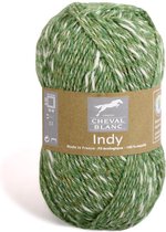 Indy mousse groen 083 - 100% gerecycled haakgaren - 5 bollen