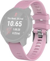 Siliconen bandje - geschikt voor Garmin Venu / Venu 2 Plus / Venu SQ / SQ 2 / Vivomove / 3 / Style / Vivoactive 3 / Vivoactive 5 / Forerunner 55 / 165 / 245 / 645 - roze