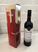 Coffret vin coffret cadeau 1 bouteille - Cheers/Salute/Zum Wohl - 10 ex.