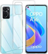 OPPO A76 | A96 TPU Siliconen Back Cover Transparant