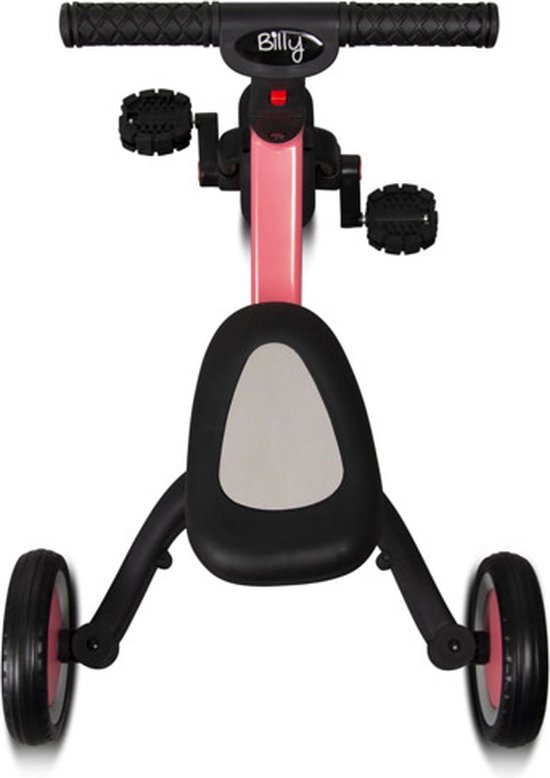 Product: Billy 4 in1 Driewieler - Loopfiets - Balance Bike - Fresa - Roze, van het merk Billy
