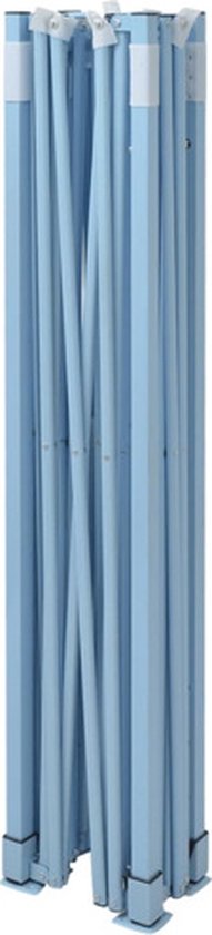 vidaXL Tente de réception pliante avec 3 parois latérales 3 x 4 m Crème Acier