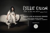 Concert Bord - Billie Eilish When We All Fall A Sleep World Tour