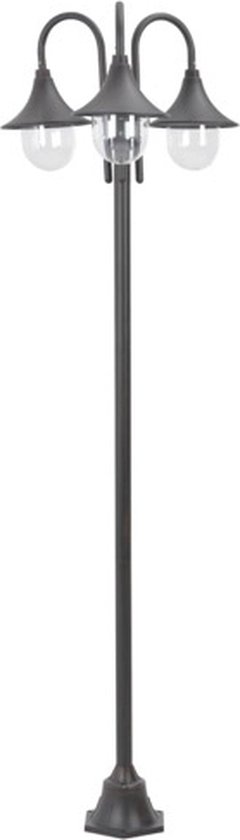 Lampadaire De Jardin E27 120 Cm Aluminium Bronze - Lampadaire De Jardin E27 120 Cm Aluminium Bronze Lampe De Jardin A Piquet Lampes De Jardin A Piquet Home Living 83223601
