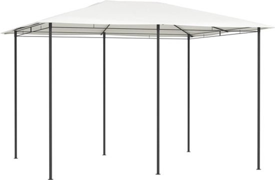 vidaXL - Prieel - 160 - g/m² - 3x4x2,6 - m - crèmekleurig