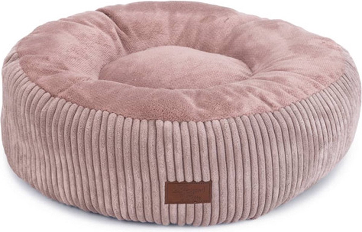 Designed By Lotte Kattenmand Ribbed Roze 50 X 50 X 17 Cm – Kat