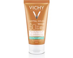 Vichy Capital Soleil SPF50 Dry Touch Zonnecrème Gemengde tot Vette Huid - Gelaat 50ml
