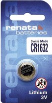 Renata Lithium Batterij - Knoopcel - CR1632 - 1 stuks - 3V - Made in Switzerland