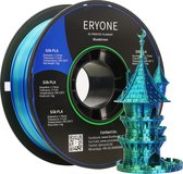 Eryone - Duo silk - Blue + Green PLA Filament - 1Kg 1,75mm - Voor 3D-printer en 3D-pen - Blauw en Groen
