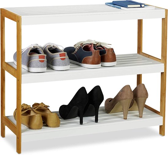 Schoenenrek - schoenenkast - voor het opbergen van schoenen - ruimtebesparend - voor veel paar schoenen 26 x 70 x 58.5 centimeter