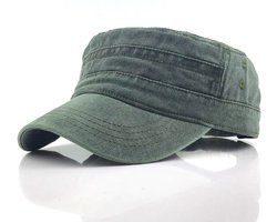 Militaire Cadet Pet - Verstelbaar - Leger Groen - Army Cadet Cap - Adjustable - Army Green