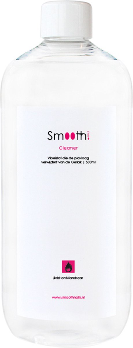 Smooth Nails – Gellak Cleaner - Gel Nagel Cleanser - Gel Nagellak Plaklaag verwijderaar – 500 ML