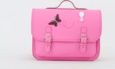 Cartable en cuir Own Stuff - Pink - Papillon - École primaire