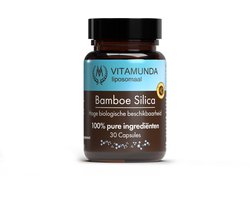 Vitamunda Liposomale bamboe silica 30 Vegetarische capsules
