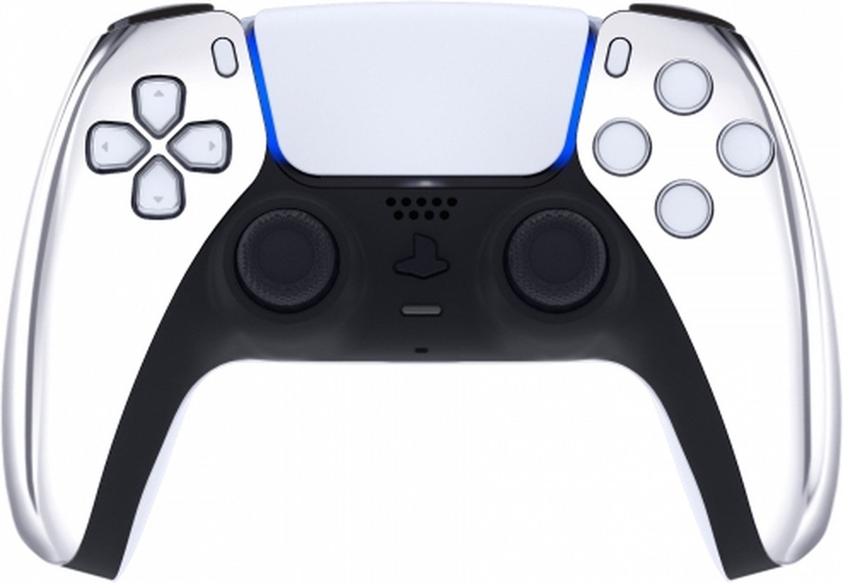 PS5 Draadloze Dualsense Controller – Chrome Silver Custom