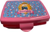 Lunchbox van de smurfen - Smurfin - roze - Merison