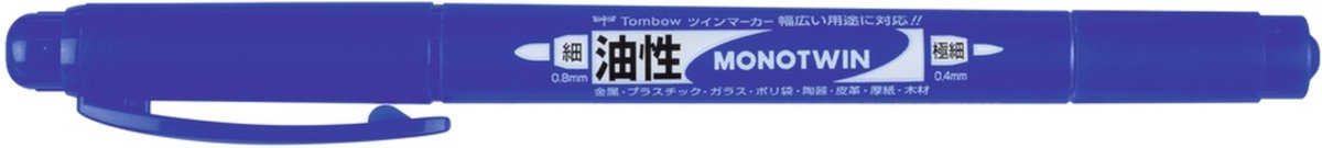 Tombow Monotwin marker - Twinmarker - Blauw