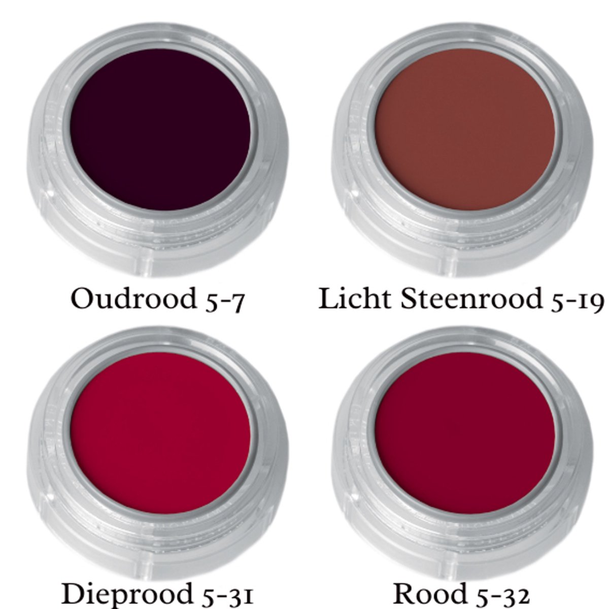 Grimas - Lipstick - Pure - Palette - A4 - Nr 3 - Red Riding Hood