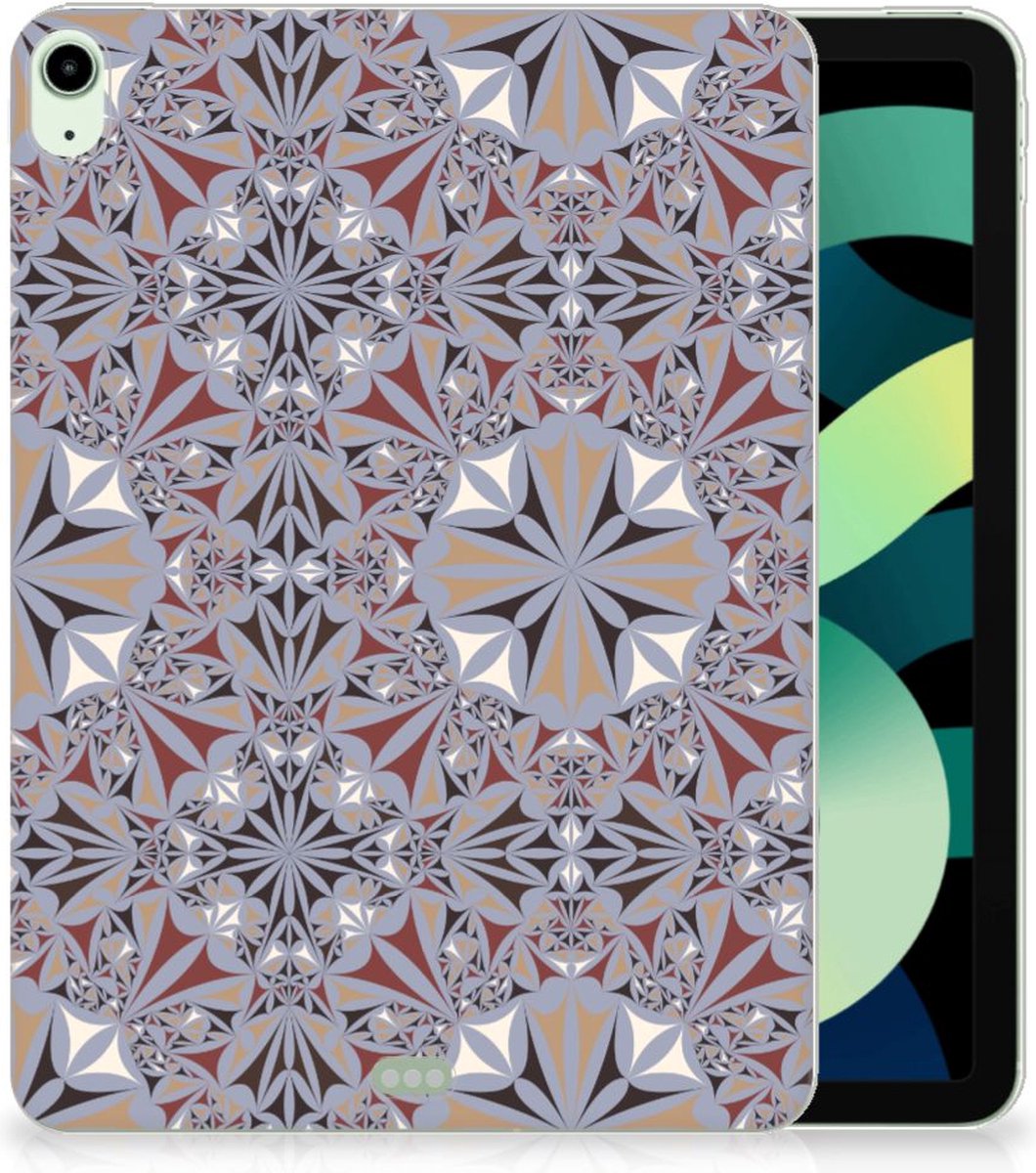 iPad Air (2020/2022) 10.9 inch Tablet Back Cover Flower Tiles
