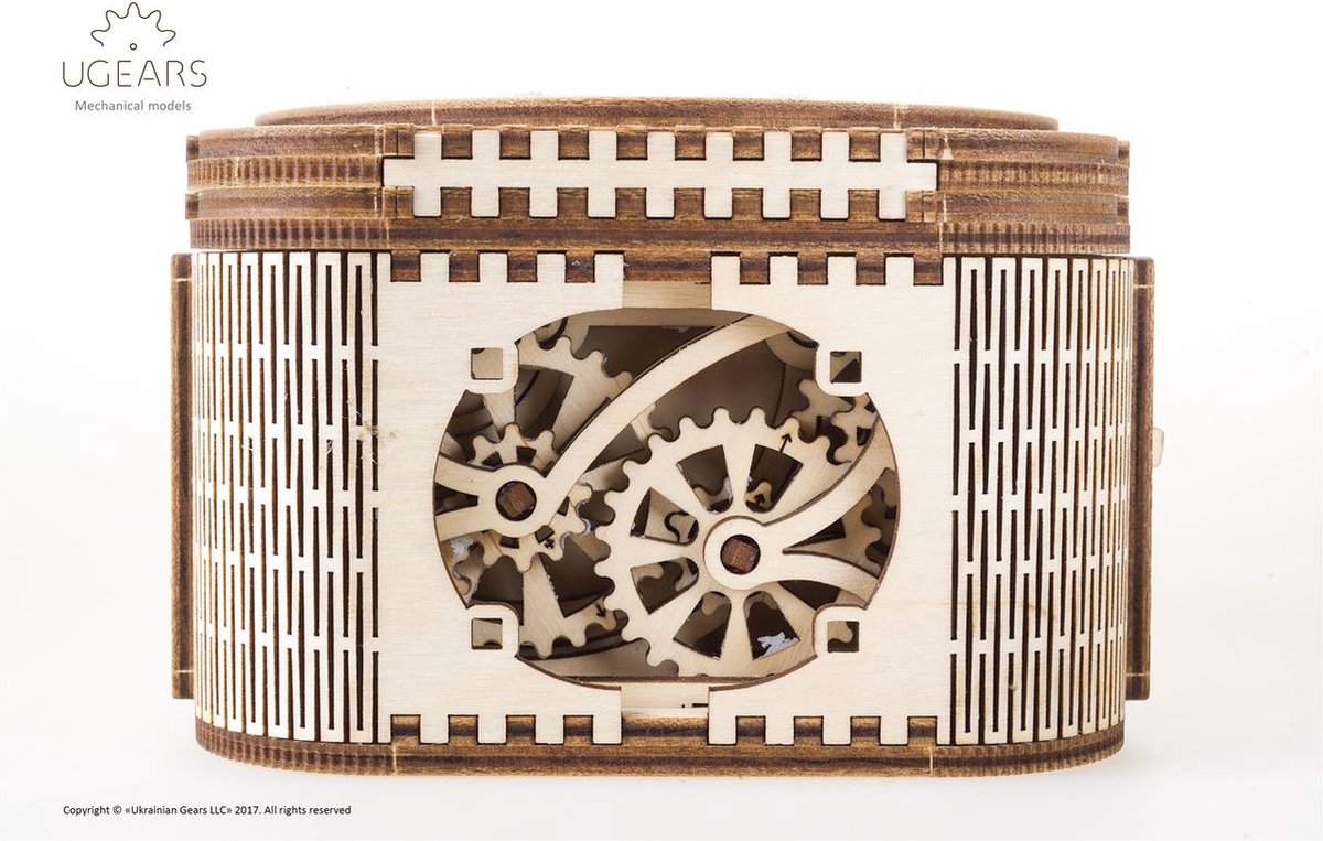 UGEARS Houten 3D Model - Juwelendoosje — afbeelding 4