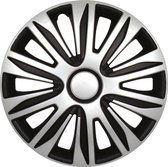 Carpoint Wieldoppen Nardo 16 Inch Abs Zilver/zwart Set Van 4