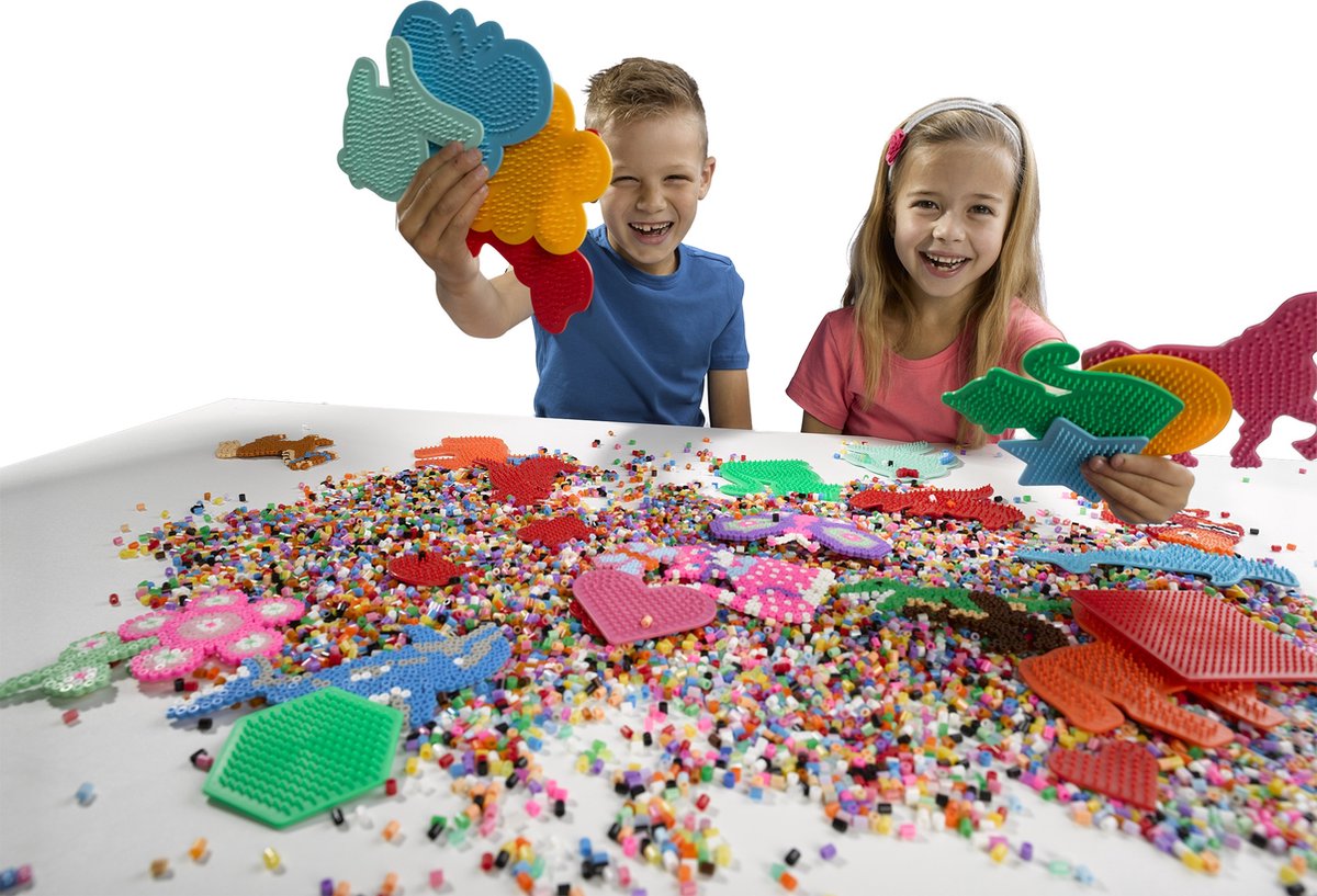 SES Creative Beedz Strijkkralen Grondplaat - Unicorn - Voor Meisjes vanaf 5 Jaar - Knutselen - PVC-Vrij - Schoencadeautjes Sinterklaas — cadeau in Cadeau-ideeën - foto 3