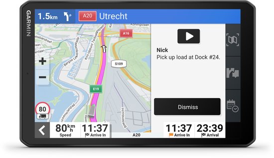 Garmin Dezl LGV810 - Navigation pour GPS camion - Itinéraires spéciaux pour  camions... | bol.