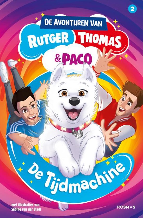 Boek cover De avonturen van Rutger, Thomas en Paco 2 -   De Tijdmachine van Thomas van Grinsven (Hardcover)