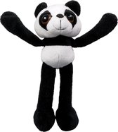 UNITOYS – Panda Paul met extra lange armen en benen – 25cm – Grijs
