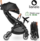 Lionelo Buggy Julie One - Kinderwagen Premium - automatisch opvouwen - compact voor in het vliegtuig - tot 22 kg