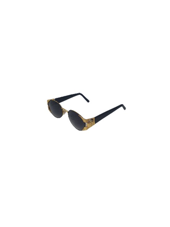 Zonnebril JOSH - UV 400 - Zwart / Goud - Trendy Bril Met Stoere Look - Normaal Model - Shades - Unisex van JOSH — afbeelding 2