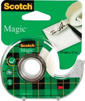 Tape Scotch® Magic ™, distributeur rechargeable, 19 mm x 15 m