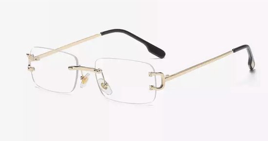 Heren zonnebrillen - Gold Clear - Dames zonnebrillen - Sunglasses - Luxe  design - U400... | bol.com