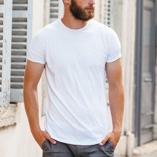 Chemise homme Beeren à manches courtes, qualité épaisse, M3400 - taille M - Wit