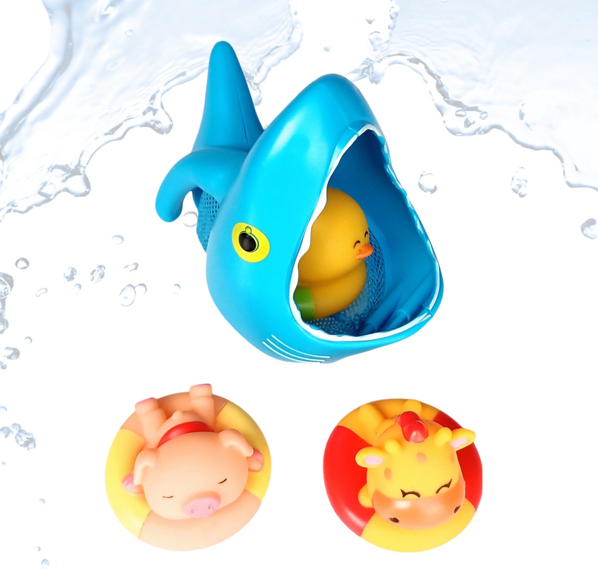 Jouets de bain Jeux de pêche avec filet de poisson Bpa gratuit Pas