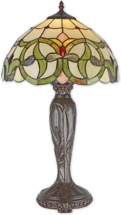 Tiffany stijl tafellamp 63 cm hoog