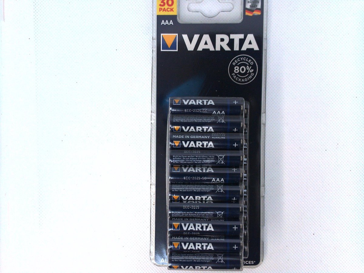 AA Batterijen - Varta - 30 stuks