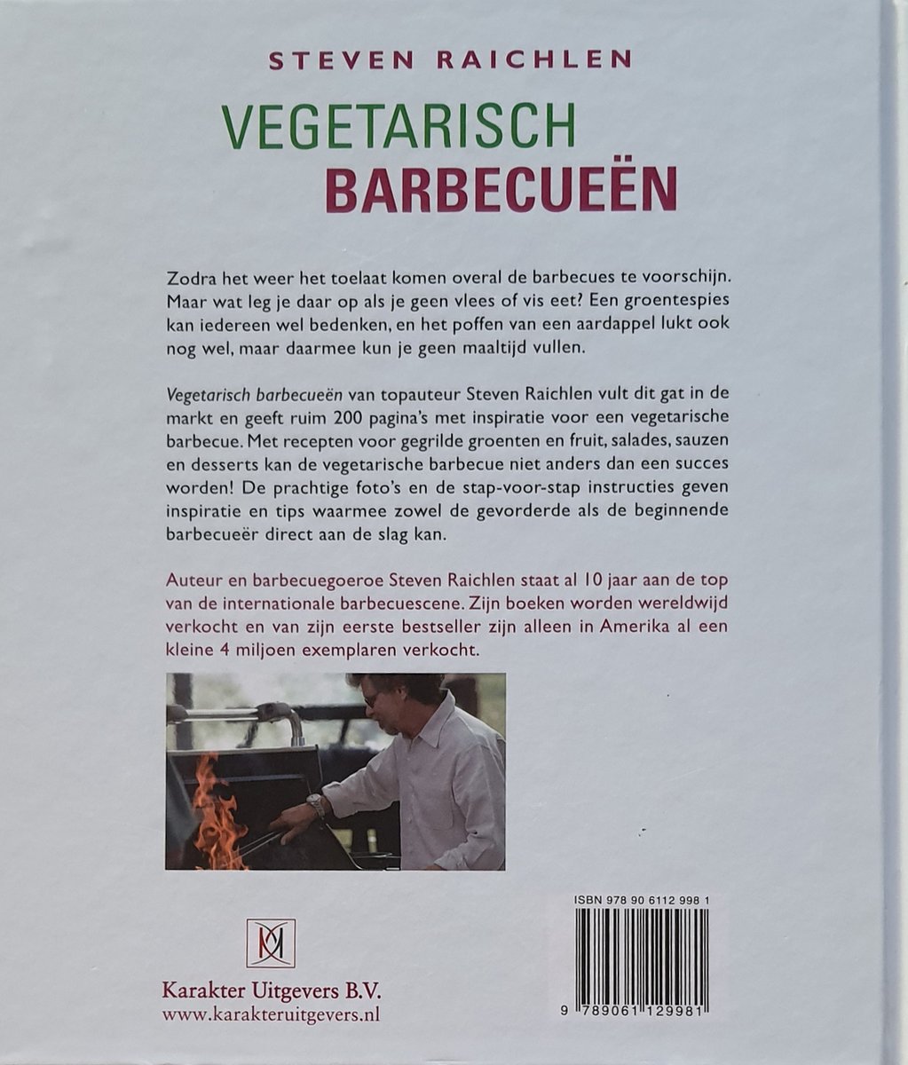 Vegetarisch barbecueën - back cover