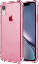 Smartphonica iPhone Xr transparant siliconen hoesje - Lichtroze / Back Cover geschikt voor Apple iPhone XR