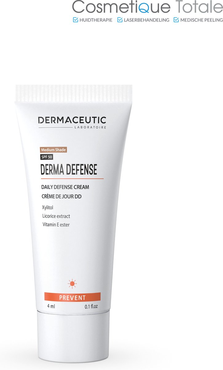 Dermaceutic Derma Defense Cream - SPF 50 - Medium Shade - 40ml