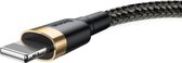 Baseus 2M Lightning Naar USB Kabel QC3.0 1.5A zwart-goud (CALKLF-CV1)