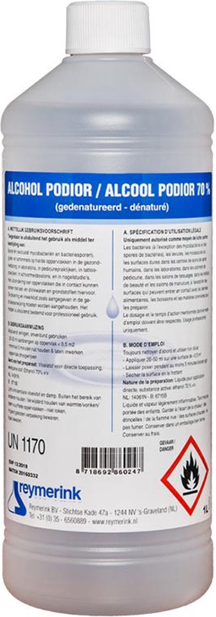 Reymerink Alcohol 70% Podior 1 liter