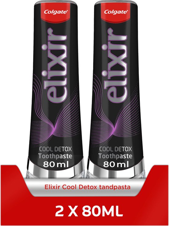 Colgate Elixir Cool Detox tandpasta 2 x 80ml