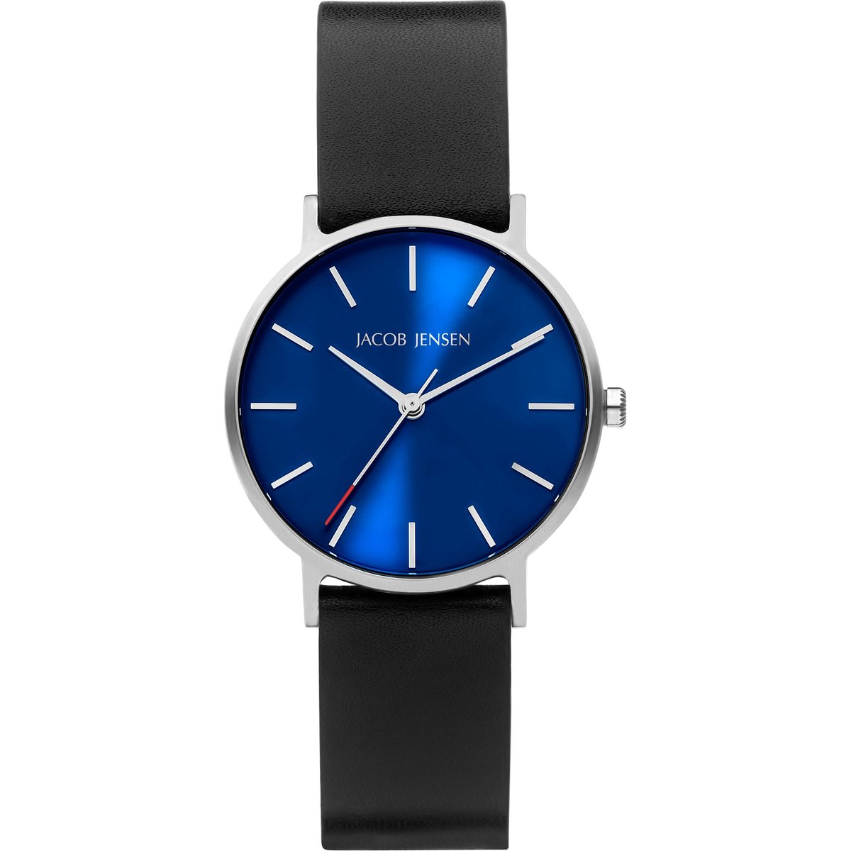 Jacob Jensen Damen-Uhren Analog Quarz One Size Blau 32020794