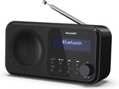 Sharp DR-P420(BK) Portable DAB - FM radio met Bluetooth - zwart