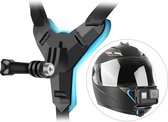 Helm Mount voor GoPro en Action Camera's - Houder - Helm Strap - Voor Motor en Fiets - Geschikt voor GoPro
